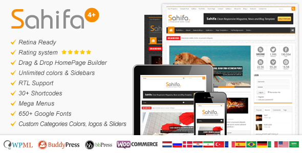 Sahifa v4.3.2 Responsive