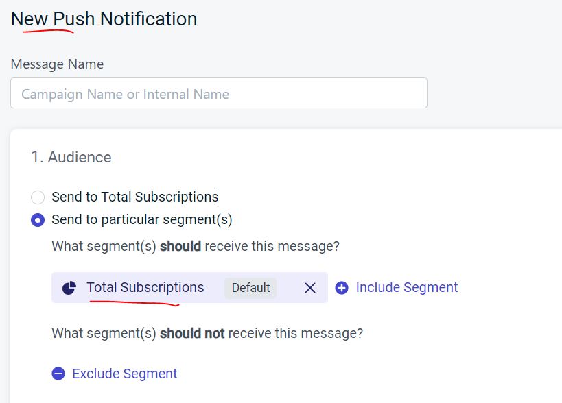 Onesignal All included players are not subscribed - Thiết kế web Đà Nẵng