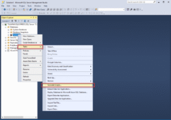 Backup database từ phiên bản SQL server cao xuống phiên bản thấp